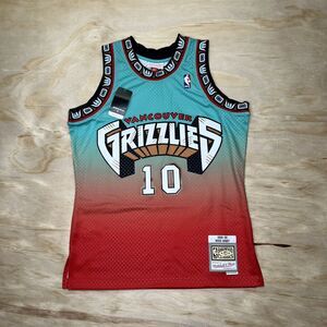 NEW MD Mike Bibby Vancouver Grizzlies Mitchell Ness 1998/99 Swingman Jersey